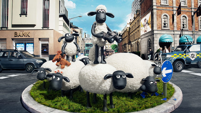 Shaun The Sheep Movie สำหรับพื้นหลัง วอลล์เปเปอร์ HD