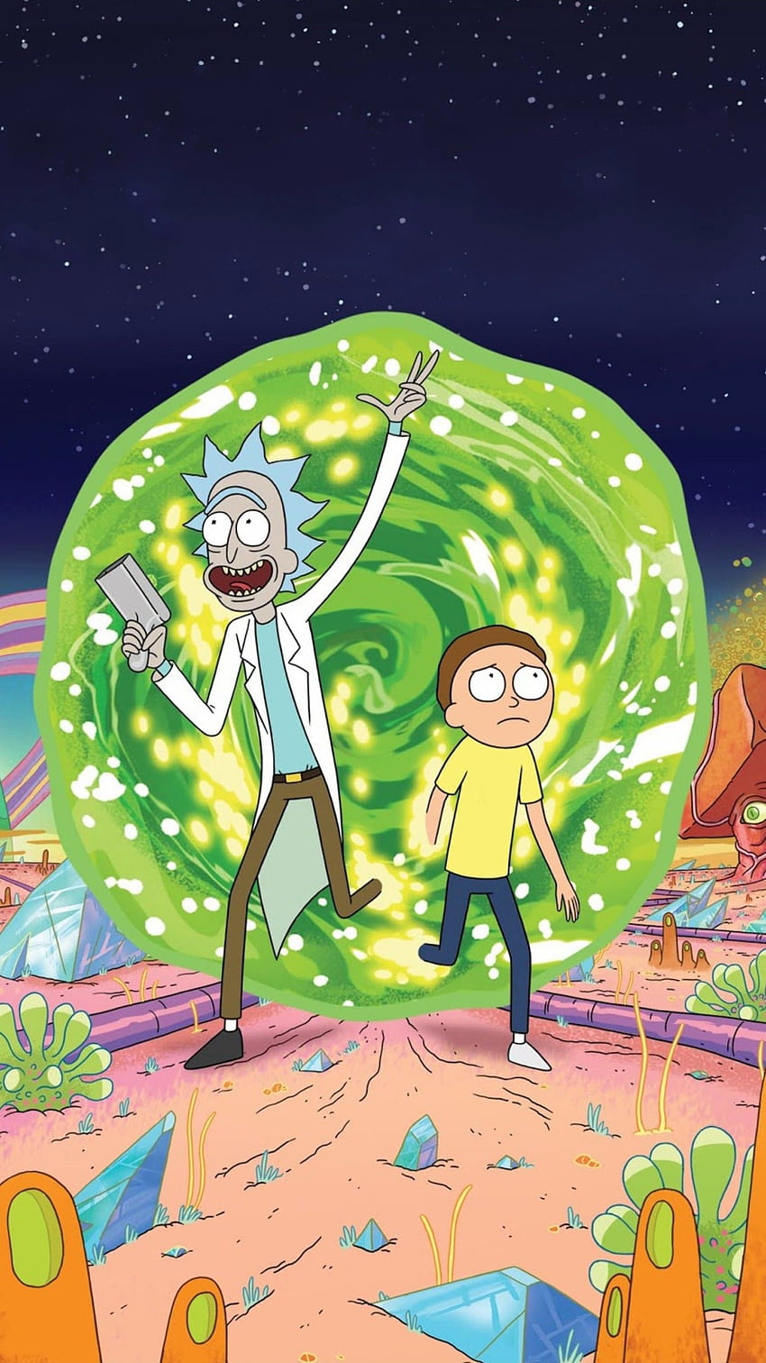 Angelanne: High Resolution Rick And Morty Macbook HD phone wallpaper