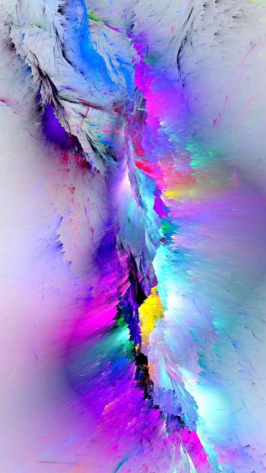 Illustrazione variopinta dell'arcobaleno dell'acquerello iPhone 6 Sfondo del telefono HD