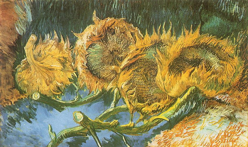 삽화, Vincent Van Gogh, 해바라기, 회화, 고전 예술 / 및 모바일 배경, Van Gogh 초상화 HD 월페이퍼