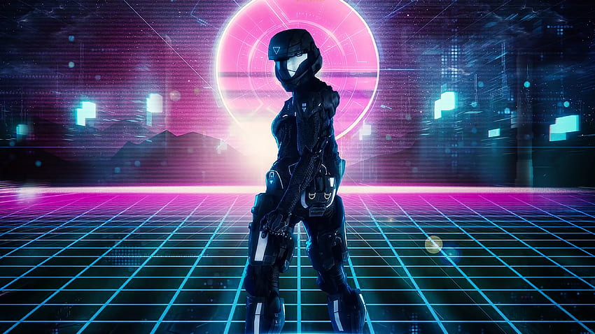 Seni, Cyberpunk, Robot, Sci-Fi, Armor, Armor Wallpaper HD