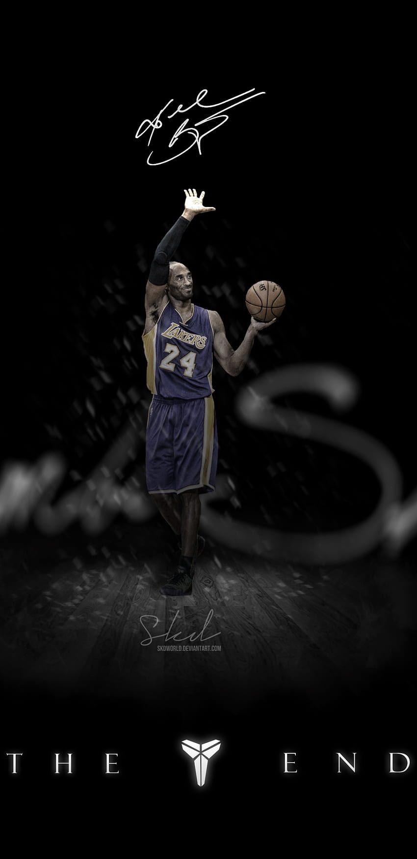 Los Angeles Lakers, Kobe Bryant, jugador de baloncesto, NBA para Samsung Galaxy S9, Note 9, S8, S8+, Google Pixel 3 XL - Doncella fondo de pantalla del teléfono