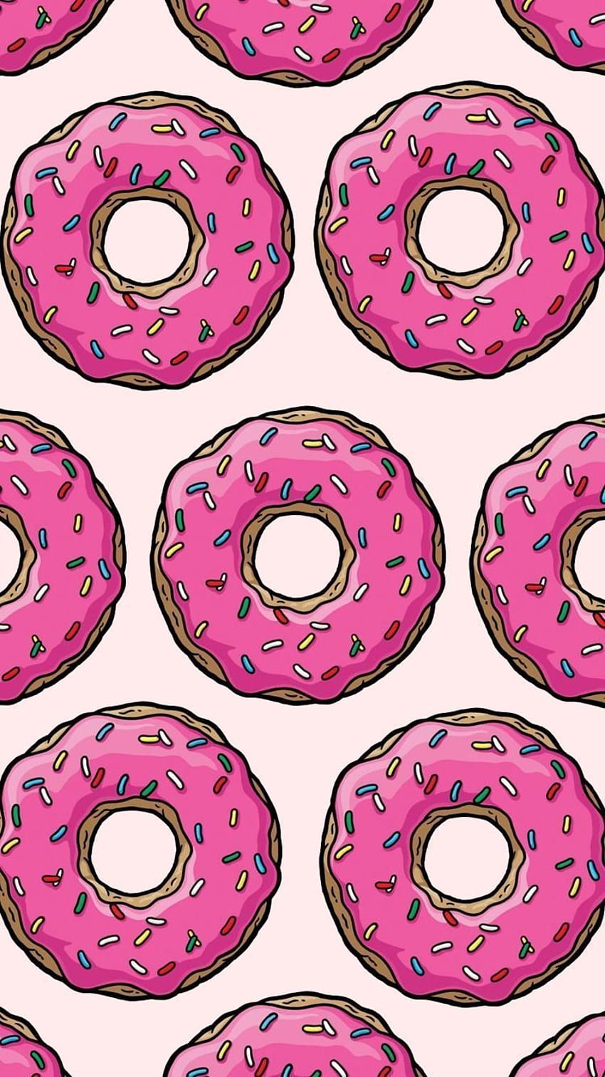 Simpsons-Donut HD-Handy-Hintergrundbild
