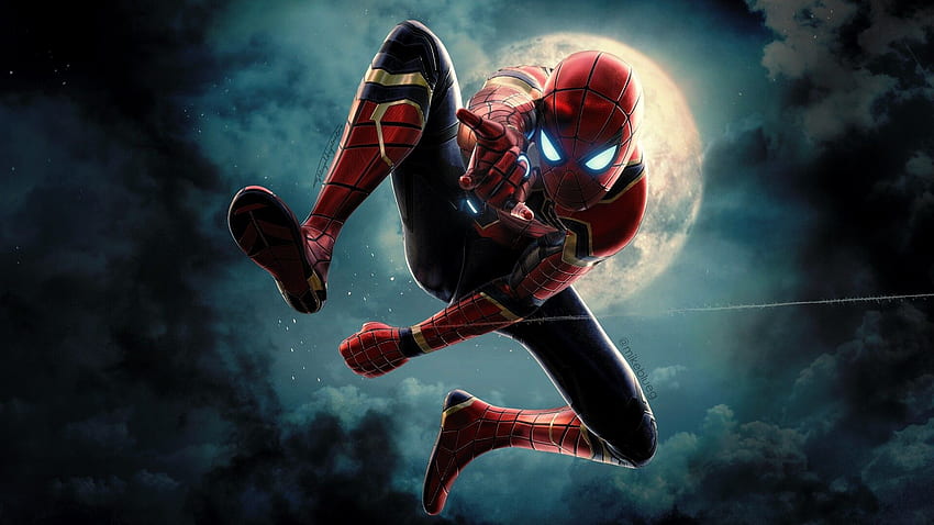ArtStation - Iron Spider , Mike BlueG, Iron Spider Suit HD wallpaper |  Pxfuel