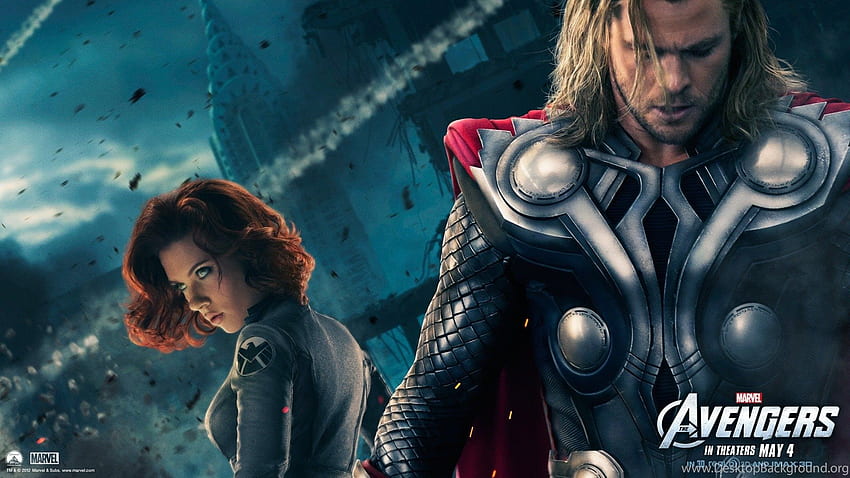 The Avengers Thor / Black Widow Background HD wallpaper | Pxfuel