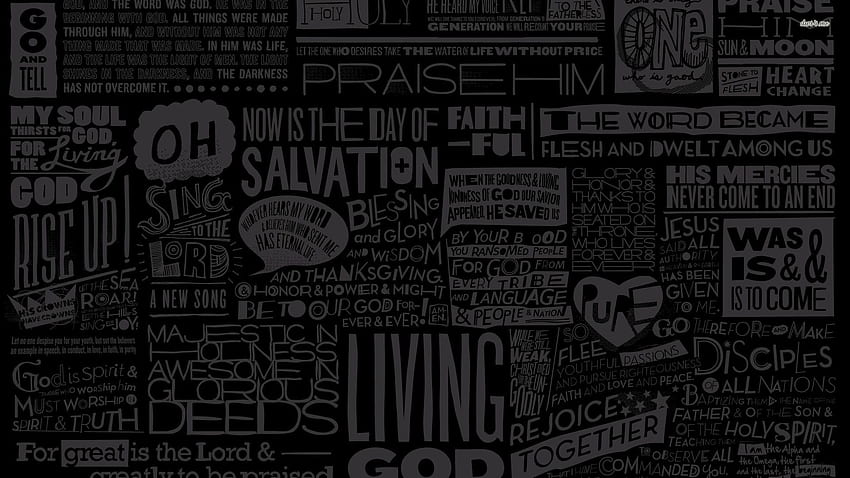 Typography, Christian HD wallpaper