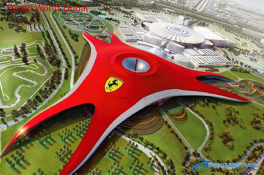 Ferrari World, Dubai. Ferrari-Welt, Ferrari-Welt Abu Dhabi, Abu Dhabi HD-Hintergrundbild