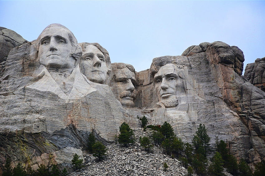 Mount Rushmore National Memorial in the Black Hills region HD wallpaper