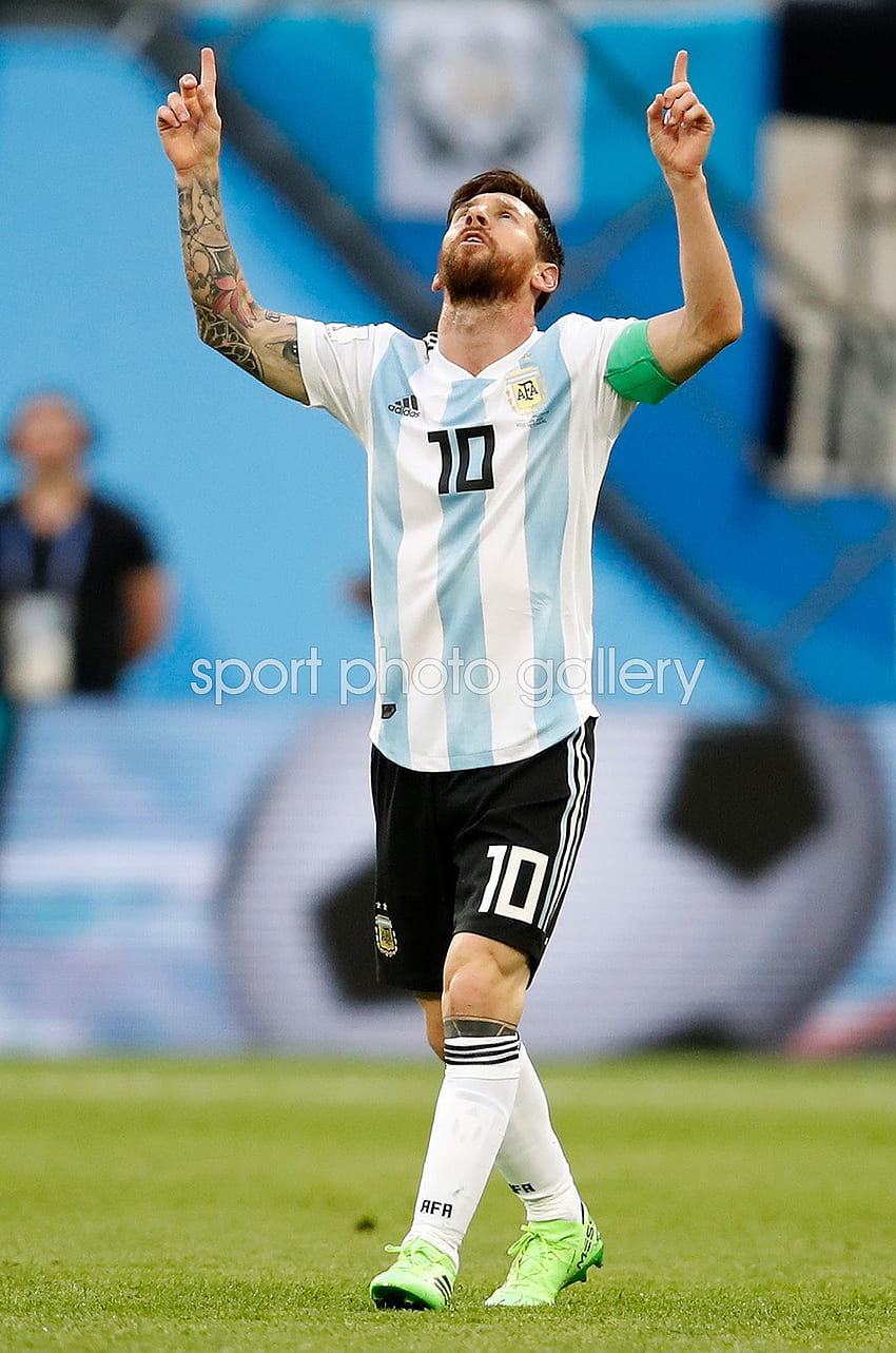 Lionel Messi Argentina Merayakan V Piala Dunia Nigeria - Lionel Messi 2018 Argentina - -, Leo Messi Argentina wallpaper ponsel HD