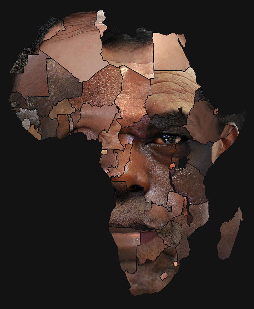 Black Africa Map, Africa Continent HD phone wallpaper