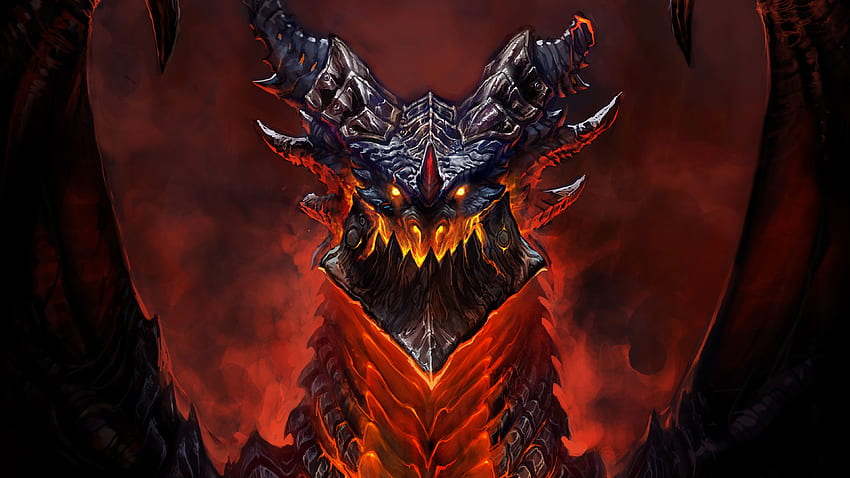 Game Fantasi WoW Dragons Deathwing Wallpaper HD