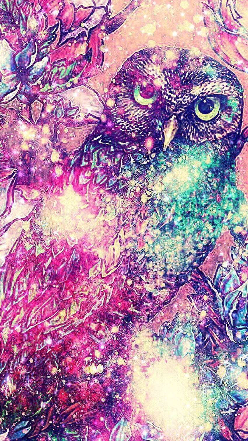 Girly Owl - . Owl, Cute Chevron Owl HD phone wallpaper