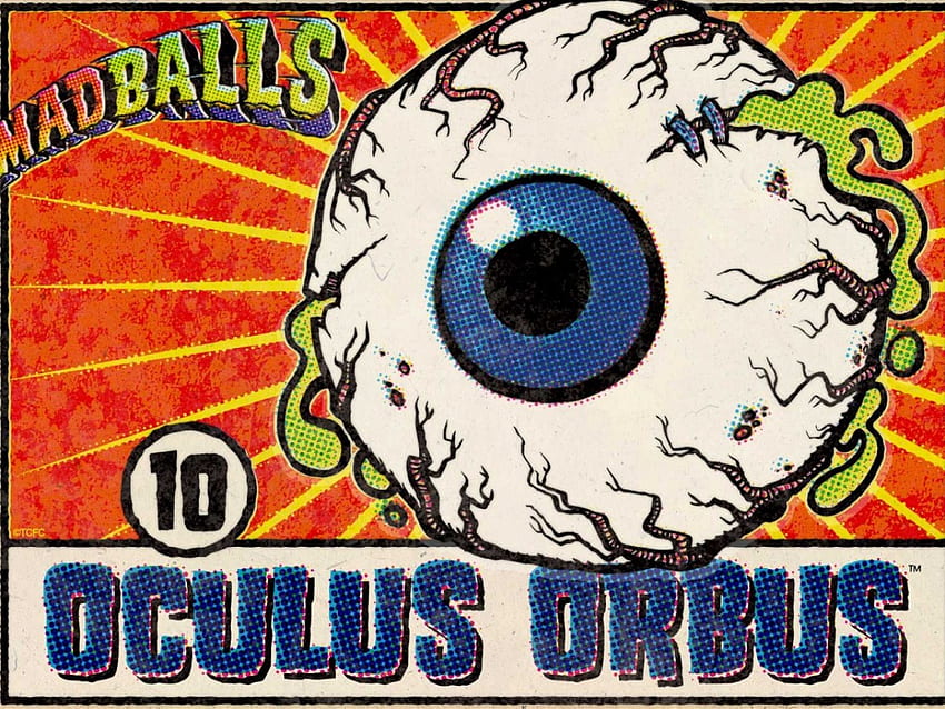 Oculus Orbus, toy, looney, ball, eye, crazy, mad HD wallpaper