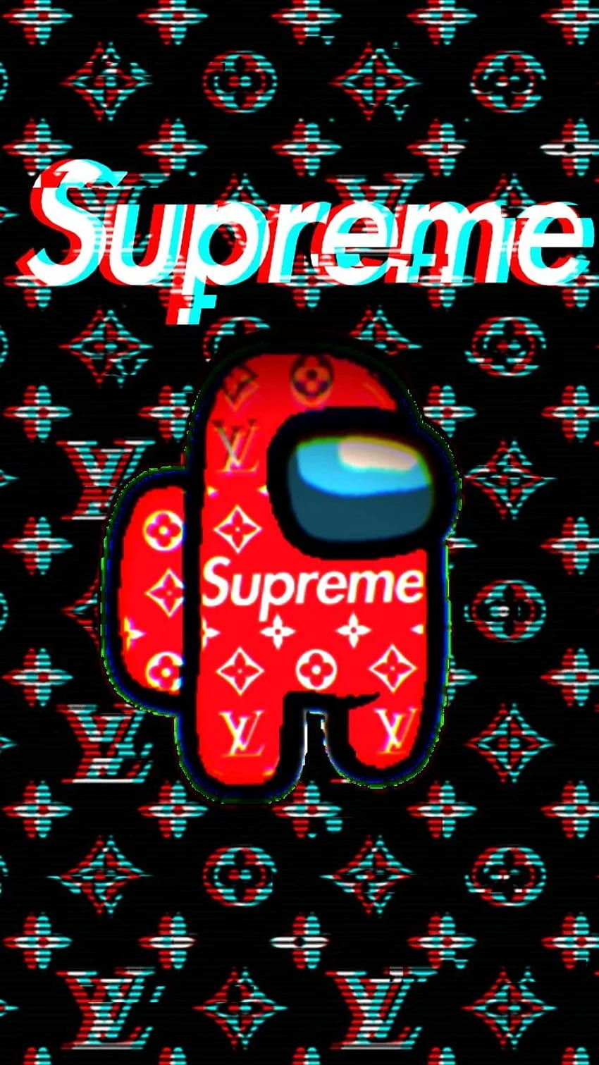 Тапет Supreme Among Us. Supreme , Supreme , Supreme iphone, Among Us Cool HD тапет за телефон