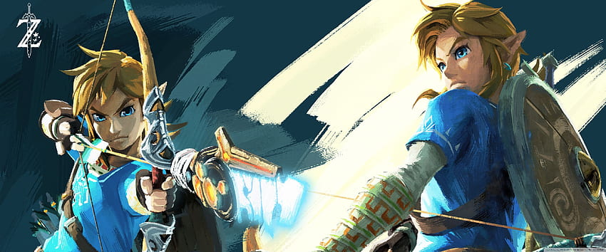 La leyenda de Zelda Aliento de lo salvaje ❤, dual de Legend of Zelda fondo de pantalla
