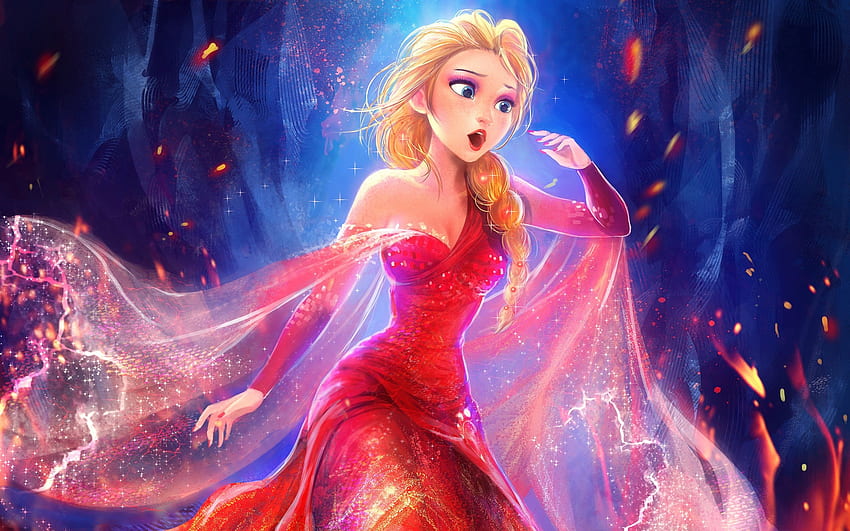 Elsa para tu o, Pink Elsa Frozen fondo de pantalla