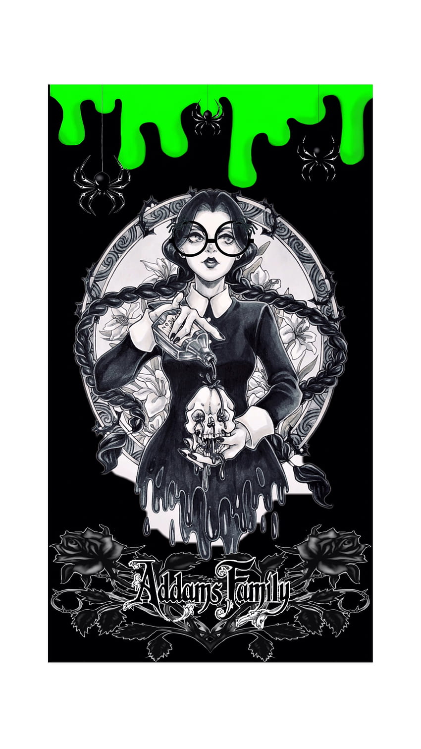Cutie Wednesday Addams Wallpapers iPhone  Wallpapers Clan