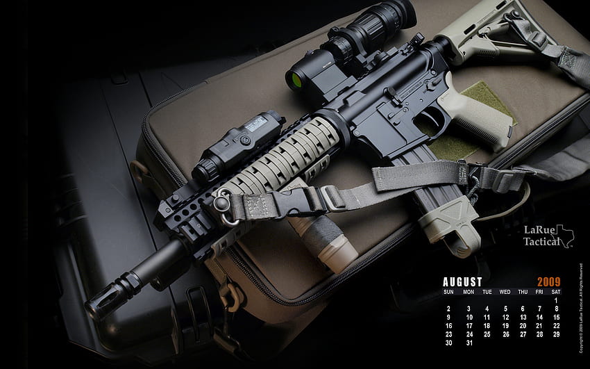 Aimpoint AR 15 ปืนปฏิทิน LaRue Tactical Weapons วอลล์เปเปอร์ HD