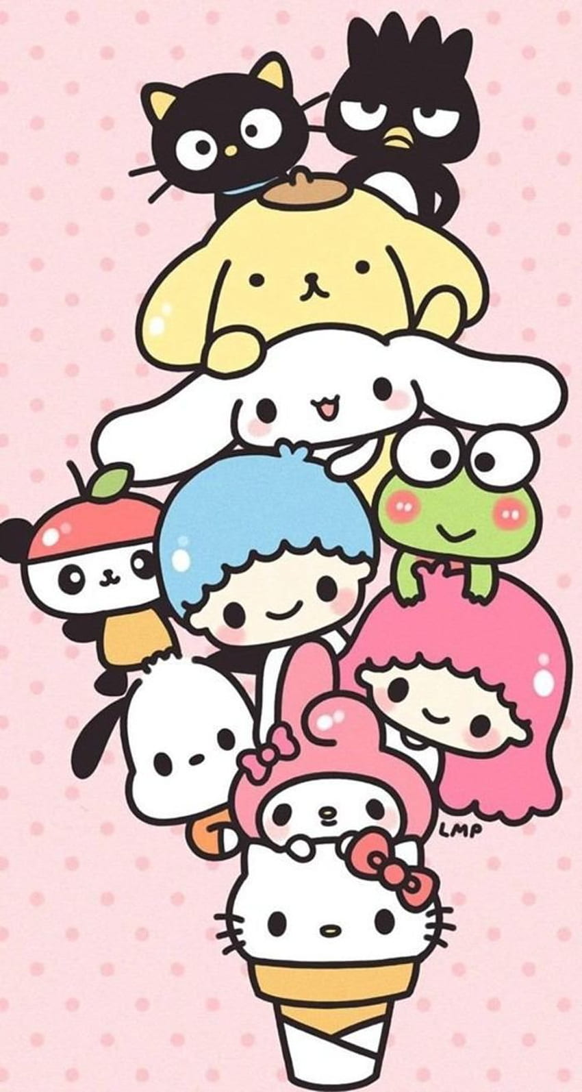 The 8 best about saniro, All Sanrio Characters HD phone wallpaper
