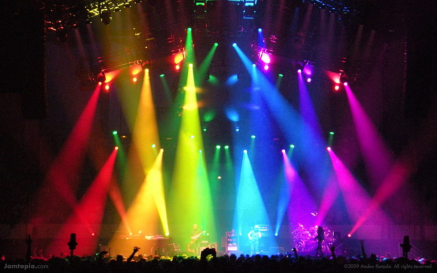 Phish Lights - Iluminación de escenario Rainbow -, Luces de concierto fondo de pantalla