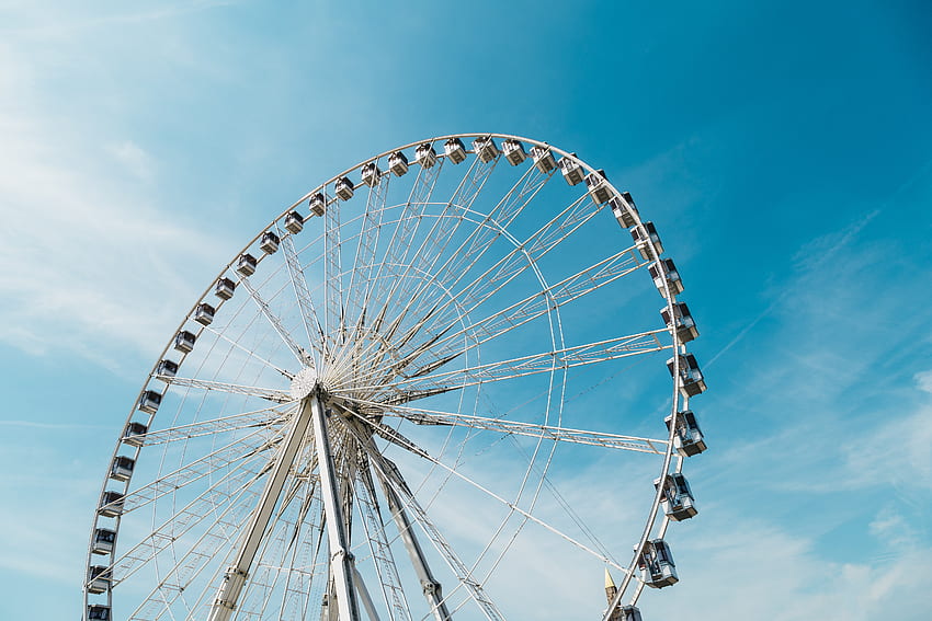 Sky, , , Ferris Wheel, Attraction HD wallpaper