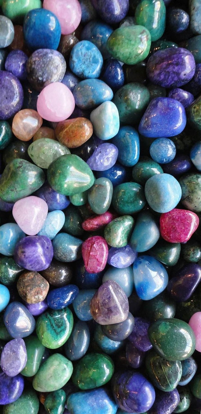 หินอัญมณีธรรมชาติหลากสีสัน สร้อยข้อมือพลอยสีรุ้ง Boho หิน , หิน , หินและคริสตัล , หินที่สวยงาม วอลล์เปเปอร์โทรศัพท์ HD