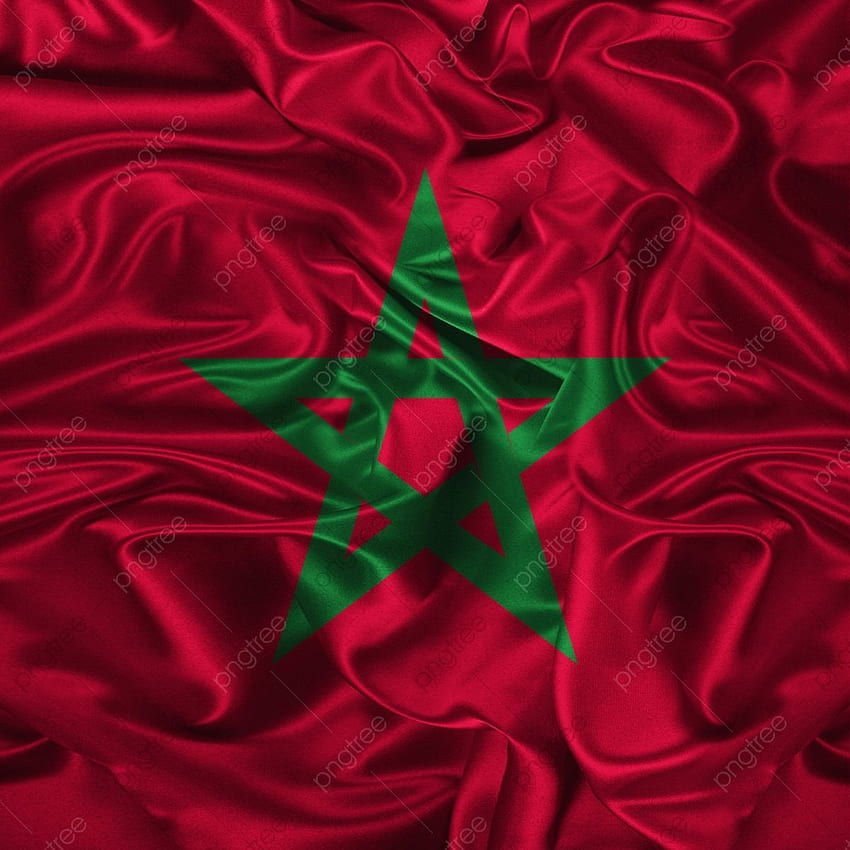 Vector De Ilustración De Bandera De Marruecos Agitando Fibra 3D, Marruecos, Bandera De Marruecos, Ilustración De Bandera De Marruecos PNG y PSD para , Bandera De Marruecos fondo de pantalla del teléfono