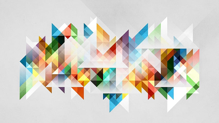기하학적 삼각형, 다채로운 삼각형 HD 월페이퍼