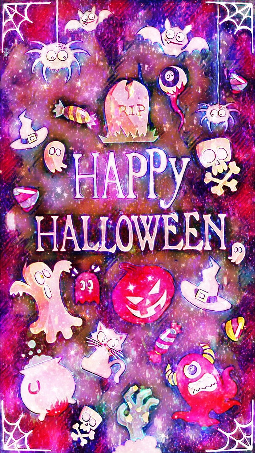 Happy Halloween Galaxy, made by me HD phone wallpaper