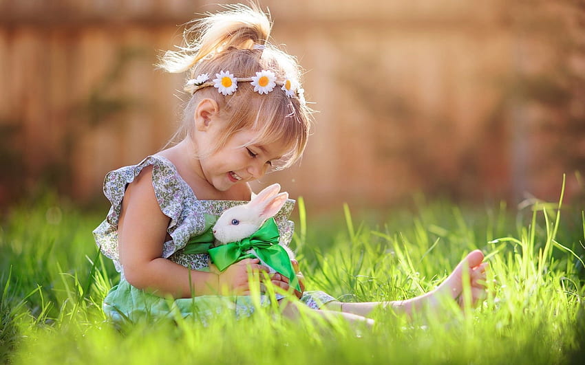 Cute Baby Rabbits - Love It!. Rabbit , Rabbit , Cute babies, Children Playing HD wallpaper