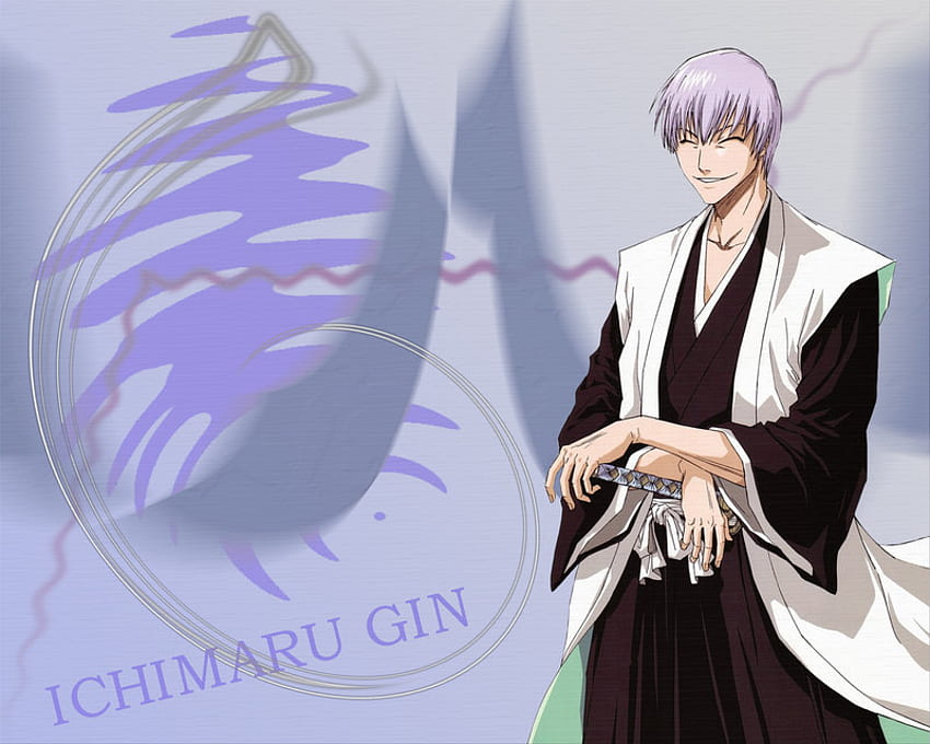 Gin Ichimaru, Hauptmann, dreizehn Hofwachen, Bleichmittel, Seelenschnitter, Ichimaru, Gin HD-Hintergrundbild