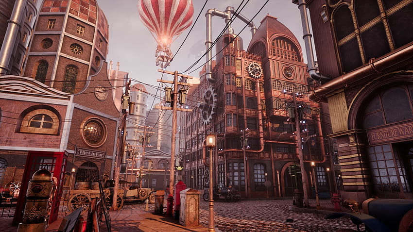 ArtStation - SteamPunk / Leveldesign der viktorianischen Umgebung in Unreal Engine, Oguzhan Kar HD-Hintergrundbild