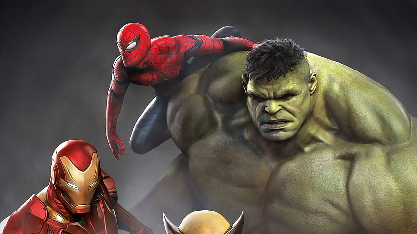 Iron Man Hulk Spiderman Wolverine - Wolverine Mcu Concept Art - , MCU Laptop HD wallpaper