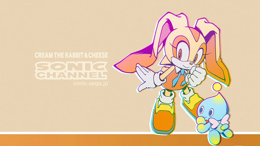 Cheese The Chao Cream the Rabbit, Sonic Channel HD тапет
