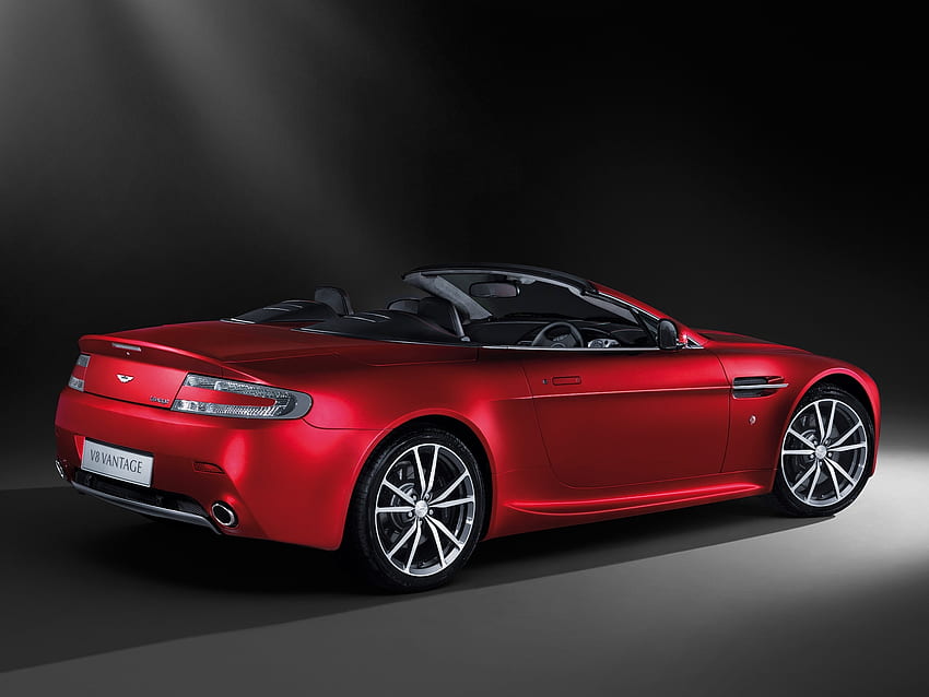 Aston Martin, Cars, Side View, Style, Cabriolet, 2008, V8, Vantage HD wallpaper