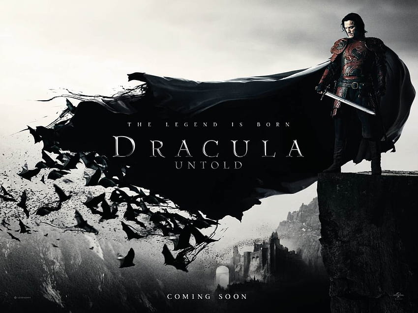 Dracula Untold (2014), afis, dracula untold, мъж, филм, актьор, Люк Еванс, постер HD тапет