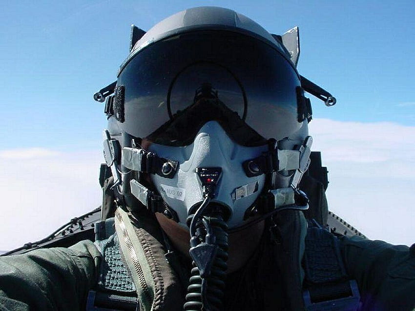 Пилоти на ВВС, пилот на изтребител на ВВС HD тапет