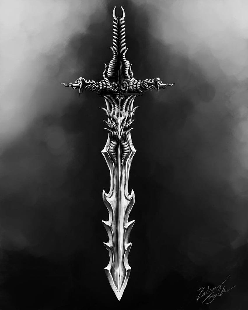 Demon Sword , Videojuego, HQ Demon Sword ., Espada medieval fondo de pantalla del teléfono
