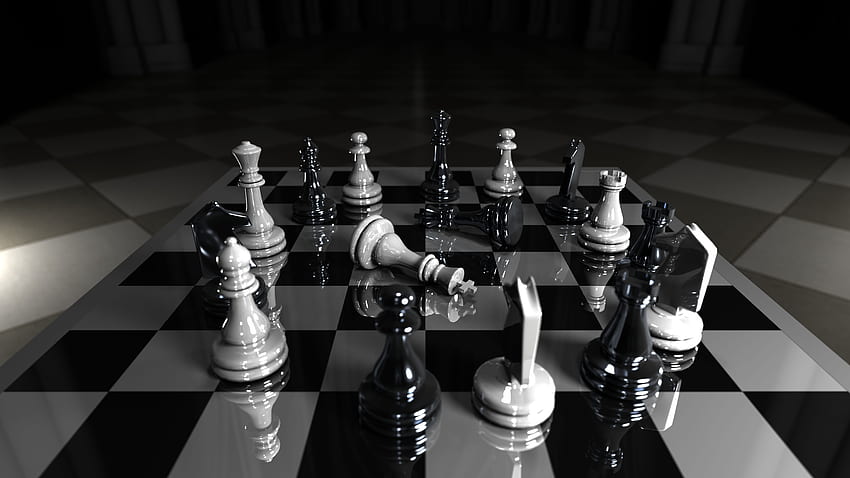 Chess, Chess Board, Game, 3D HD wallpaper | Pxfuel