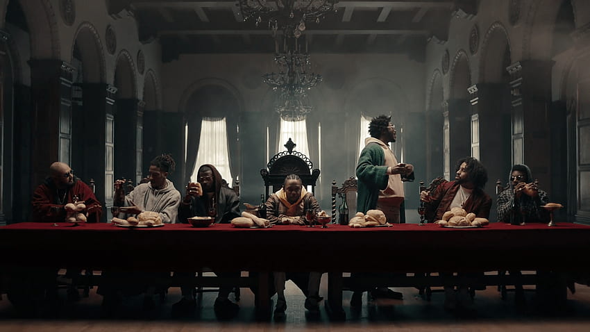 Kendrick Lamar の新しいシングル「HUMBLE」のスクリーンショット。 高画質の壁紙