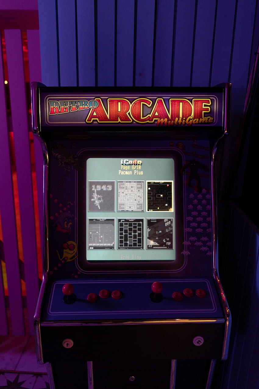 Arcade [], Neon Arcade HD phone wallpaper