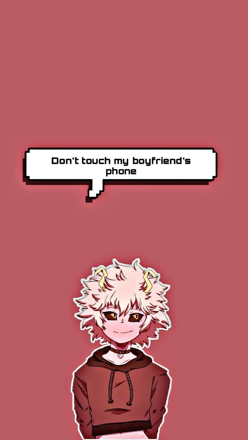 Mina Ashido. . Don't touch my boyfriend's phone in 2020. Hero , Dont touch my phone , Anime iphone HD phone wallpaper