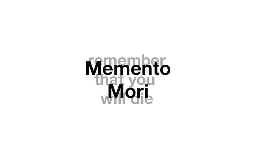 My : Memento Mori : GetMotivated HD wallpaper