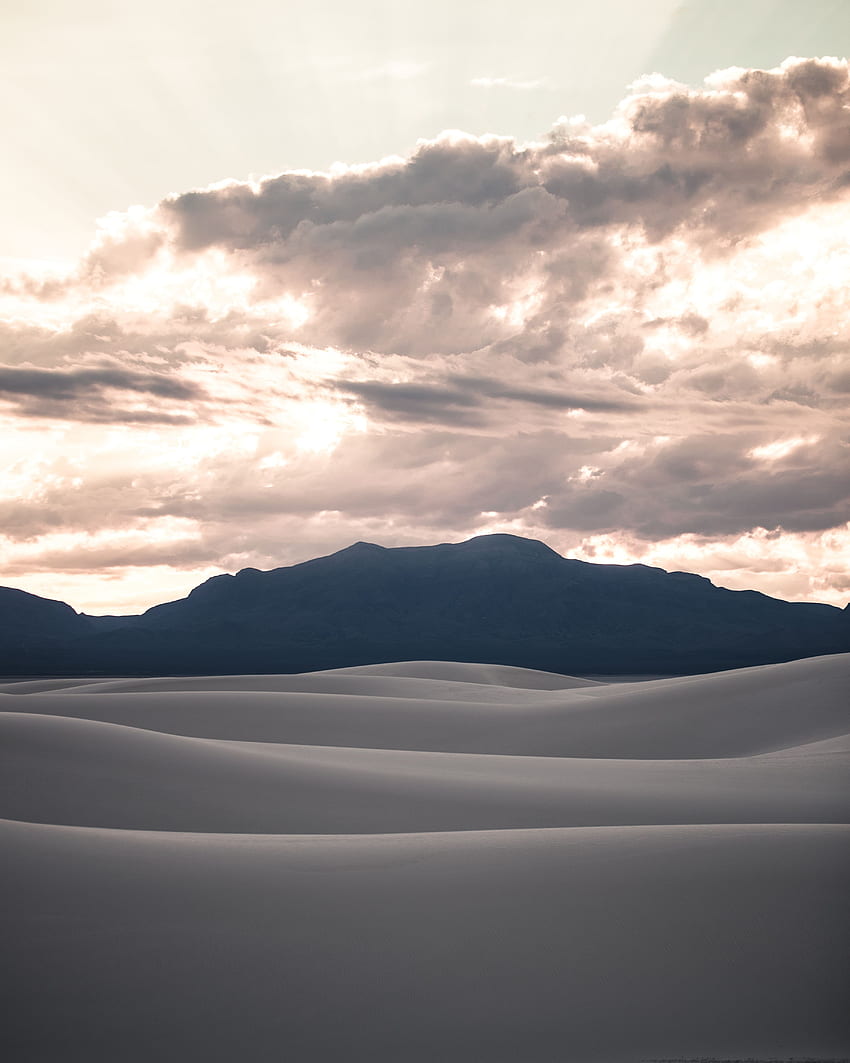 Nature, Clouds, Sand, Desert, Dunes, Links HD phone wallpaper