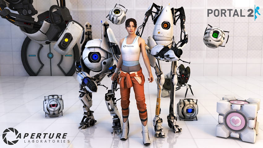 Video Oyunu - Portal 2 Wheatley (Portal) Chell (Portal) Portal (Video HD duvar kağıdı