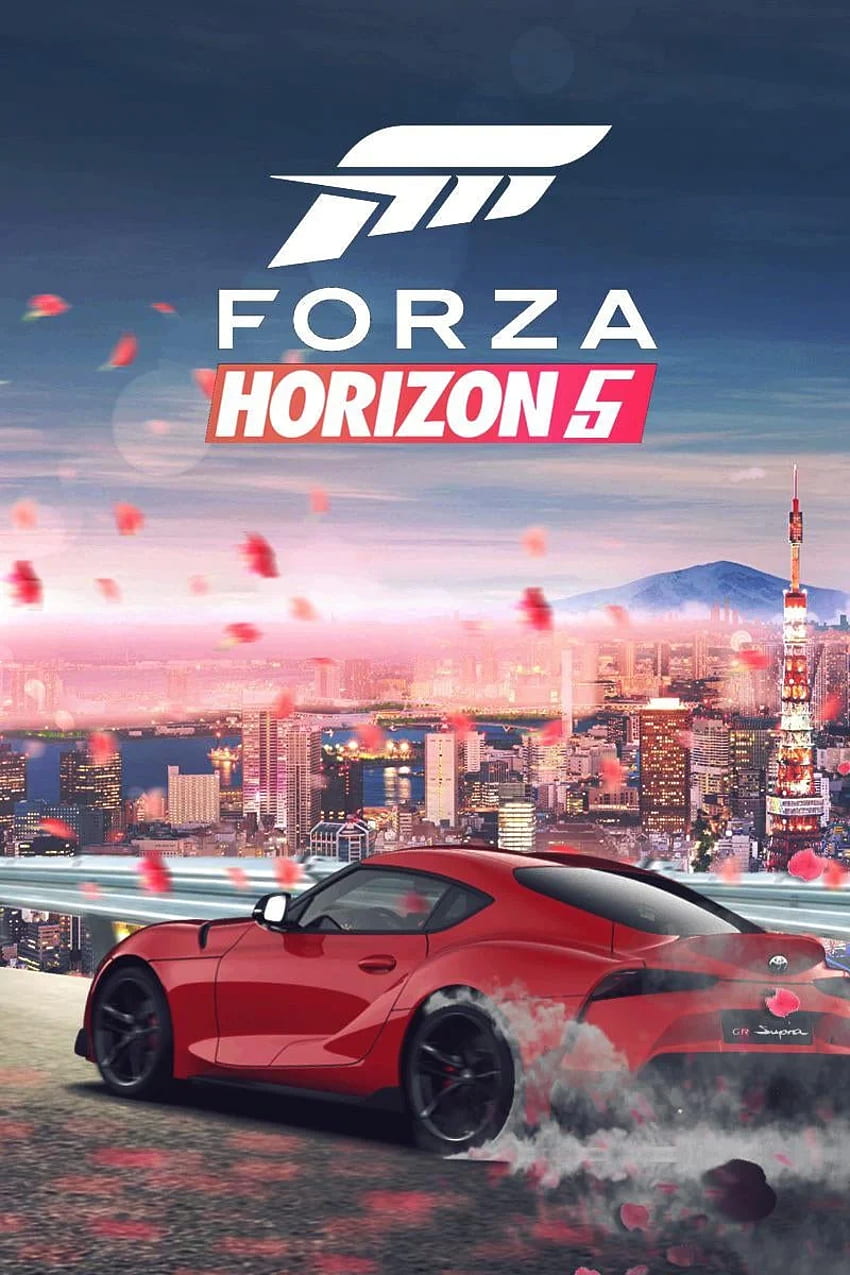 Teléfono con arte conceptual de Forza Horizon 5: ForzaHorizon, Forza Horizon 5 fondo de pantalla del teléfono