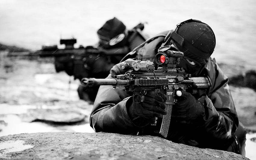 Soldiers military special forces weapons. iPhone for HD wallpaper