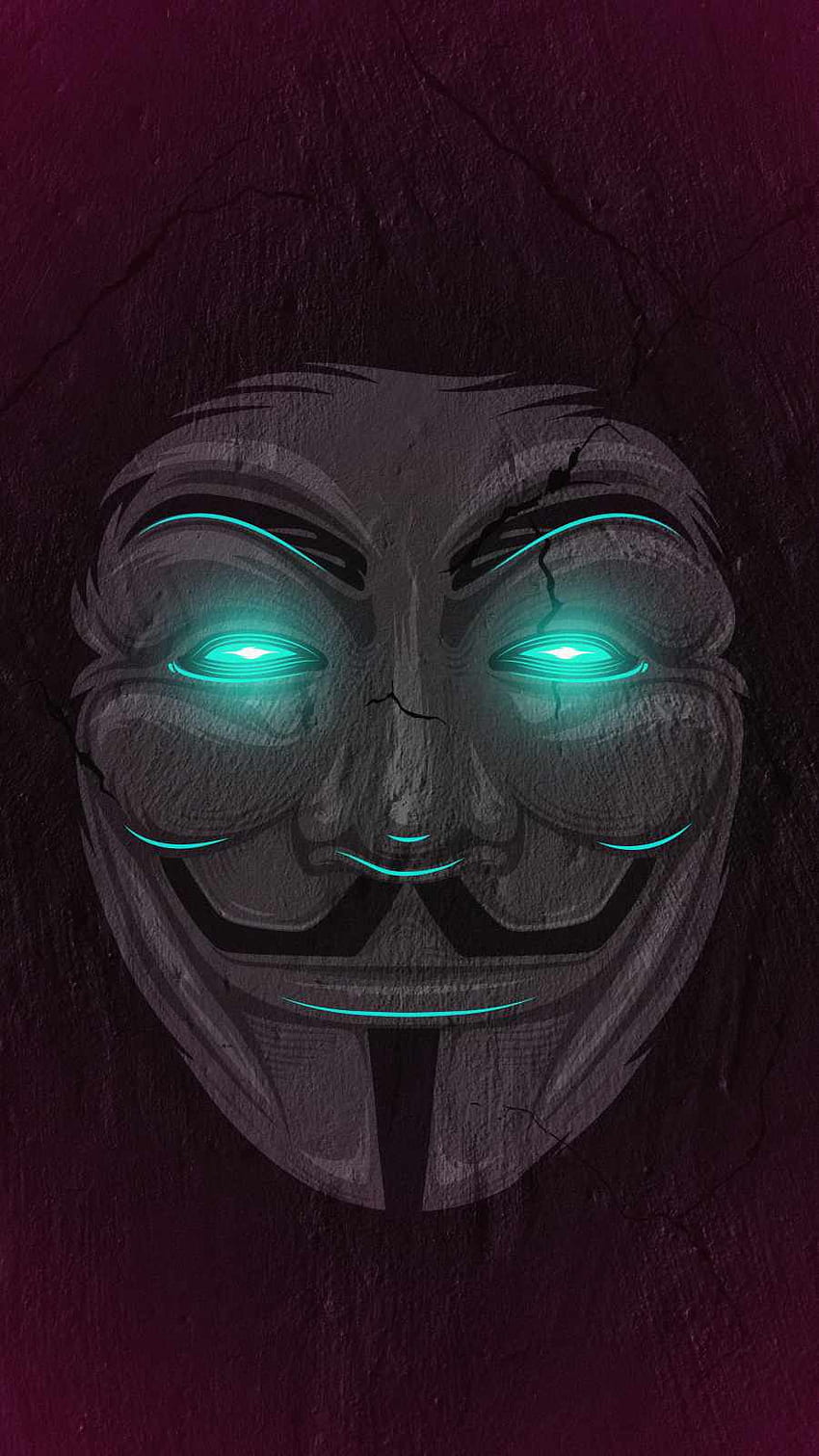 Hacker Mask Neon - IPhone : iPhone , Neon Hacker HD telefon duvar kağıdı