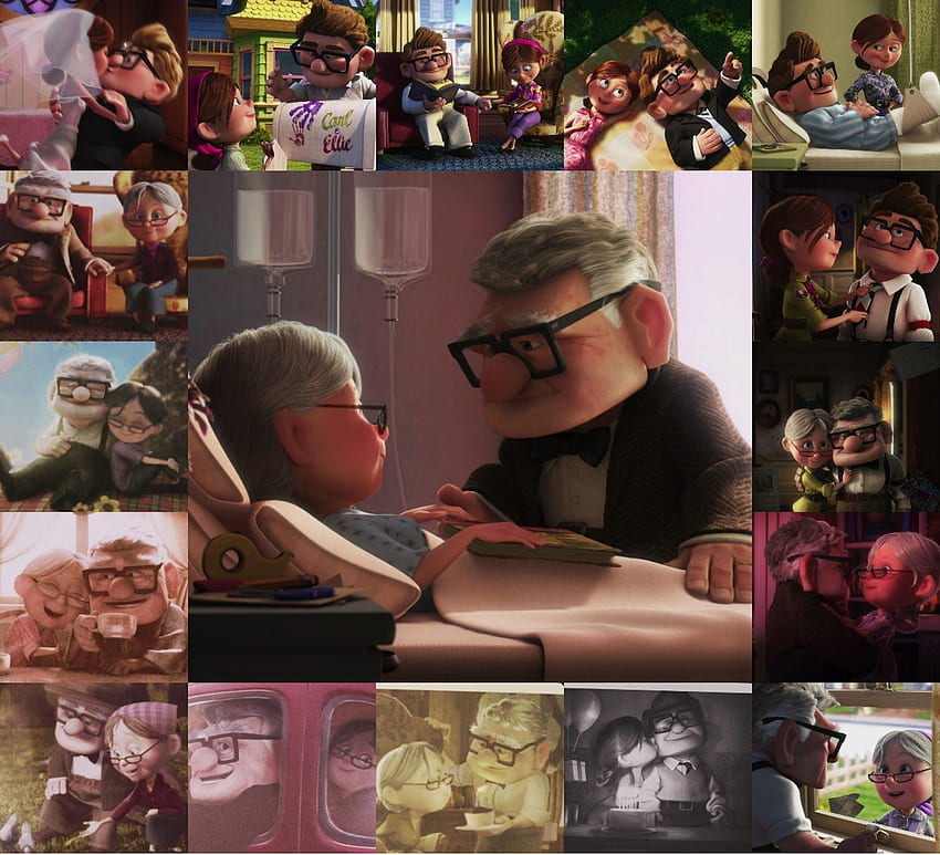 Disney•Pixar - Carl & Ellie - personnages de Walt Disney HD wallpaper