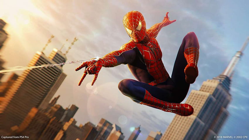 Spider Man PS4: Nowe kostiumy DLC + każdy kostium, jaki możesz zdobyć, Spider Man 2002 Tapeta HD